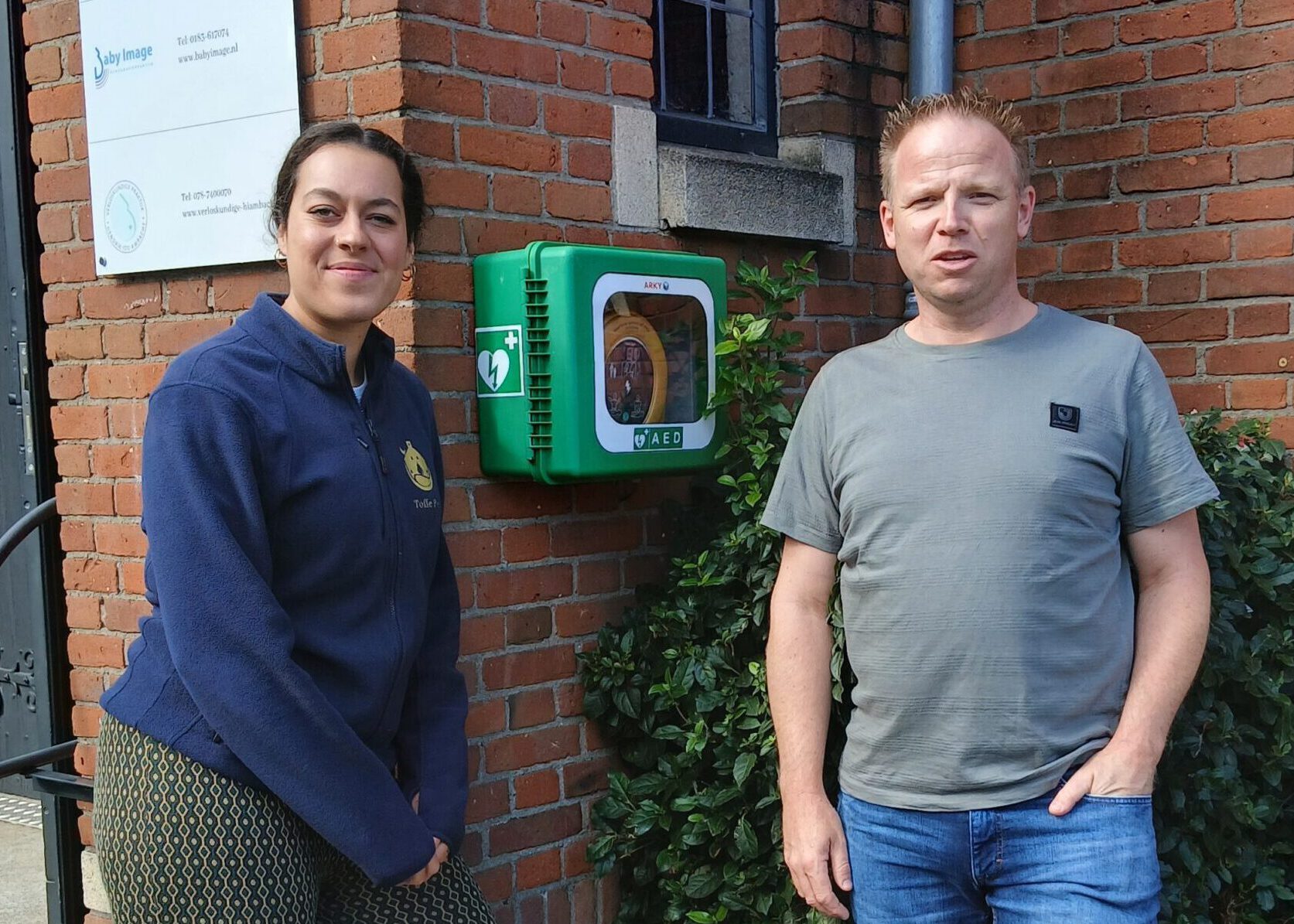 Weer een AED aangemeld.