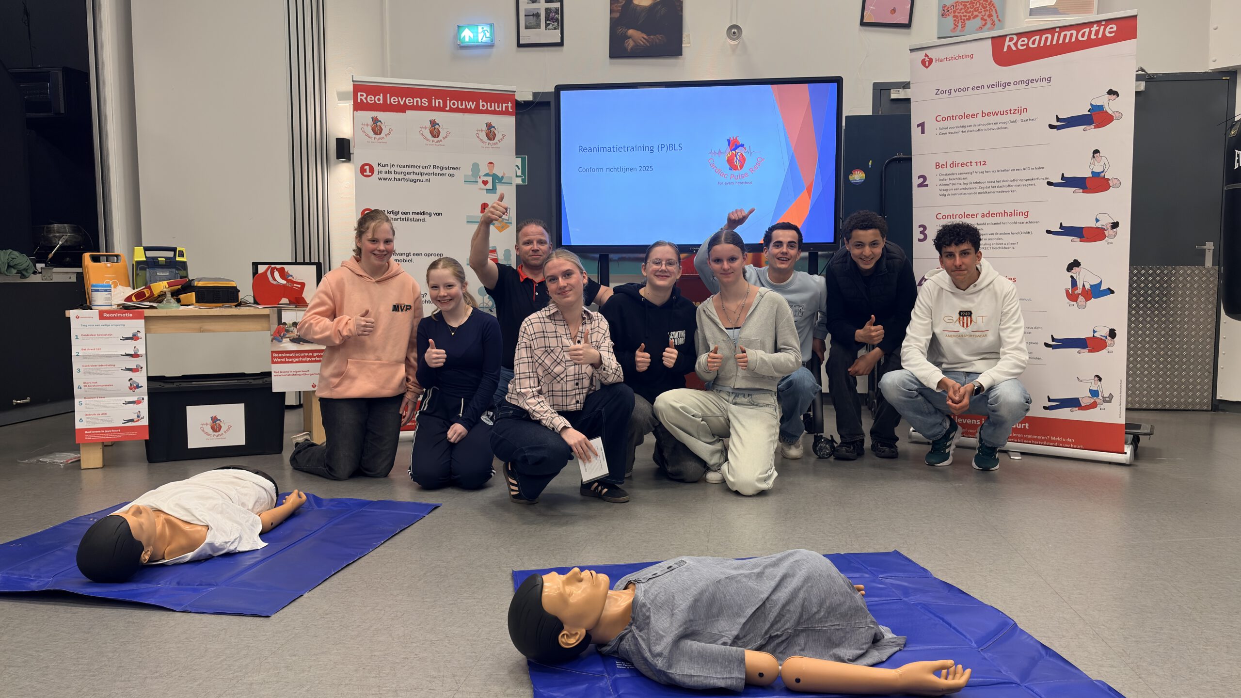 7 jongeren krijgen gratis reanimatiecursus in Hendrik Ido Ambacht.