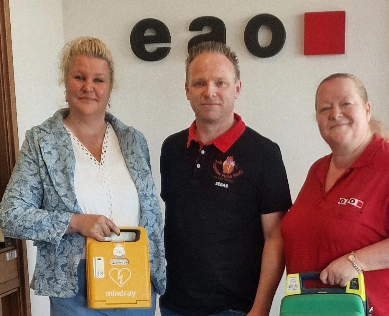 Nieuwe AED voor EAO.